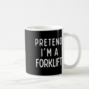 Tu so, als wäre ich ein Gabelstapler-Matching-Kost Kaffeetasse