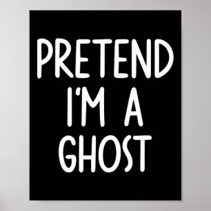 Tu so, als wäre ich ein Gastkostüm Halloween Lazy  Poster