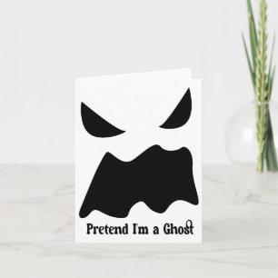 Tu so, als wäre ich ein Geist - Halloween-Geisterg Karte