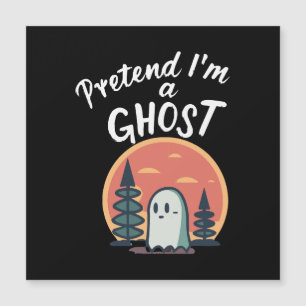 Tu so, als wäre ich ein Geist Magnetkarte