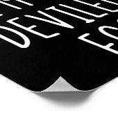 Tu so, als wäre ich ein geweihtes Ei-Kostüm Hallow Poster (Ecke)