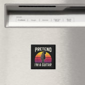 Tu so, als wäre ich ein Guitar-Funny-Kostümgeschen Magnet (In Situ (Geschirrspüler))