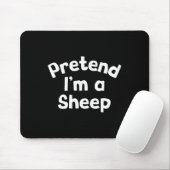Tu so, als wäre ich ein haarfunny Fazy Halloween-K Mousepad (Mit Mouse)
