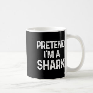 Tu so, als wäre ich ein Hai Last Minute Fun Hallow Kaffeetasse