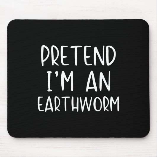 Tu so, als wäre ich ein Halloween-Gewand, ein einf Mousepad (Vorne)