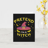 Tu so, als wäre ich ein Hexenghost-Kostüm Karte (Gelbe Blume)