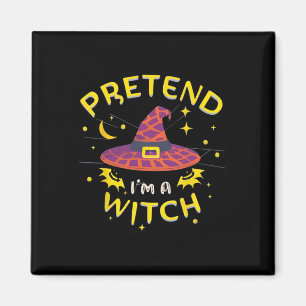 Tu so, als wäre ich ein Hexenghost-Kostüm Magnet