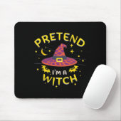 Tu so, als wäre ich ein Hexenghost-Kostüm Mousepad (Mit Mouse)