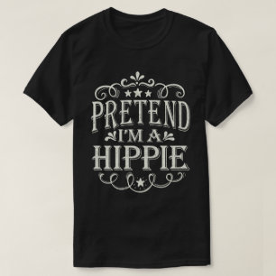 Tu so, als wäre ich ein Hippie Easy Lazy Halloween T-Shirt