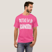 Tu so, als wäre ich ein Iguanodon Dinosaur Hallowe T-Shirt (Vorne ganz)