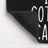 Tu so, als wäre ich ein kantinenfarbenes Halloween Mousepad (Ecke)