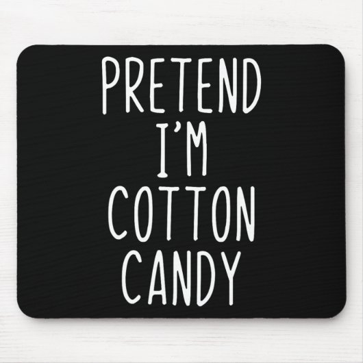 Tu so, als wäre ich ein kantinenfarbenes Halloween Mousepad (Vorne)