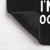 Tu so, als wäre ich ein Krokodil Funny Lazy Green Mousepad (Ecke)