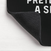 Tu so, als wäre ich ein Lamm-Halloween-Kostüm G Mousepad (Ecke)