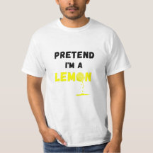 Tu so, als wäre ich ein Lemon Costume Lazy Funny
