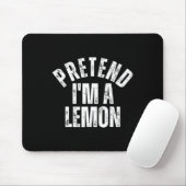 Tu so, als wäre ich ein Lemon Funny Lazy Halloween Mousepad (Mit Mouse)
