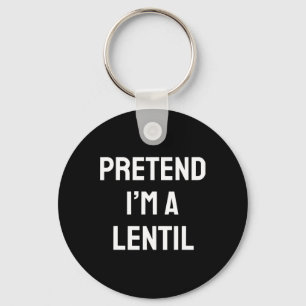 Tu so, als wäre ich ein Lentil Costume Party Funny Schlüsselanhänger