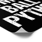 Tu so, als wäre ich ein Ll Python Costume Funny Ha Poster (Ecke)