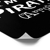 Tu so, als wäre ich ein Party der Piraten-Arrgh-Ko Poster (Ecke)