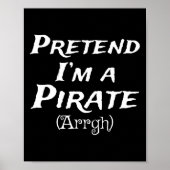 Tu so, als wäre ich ein Party der Piraten-Arrgh-Ko Poster (Vorne)