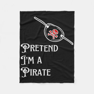 Tu so, als wäre ich ein Piraten-Lazy Halloween-Kos Fleecedecke