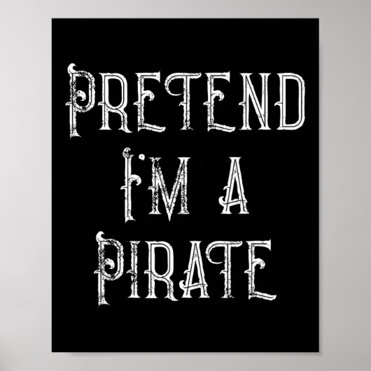 Tu so, als wäre ich ein Piratenarmseligen Hallowee Poster (Vorne)