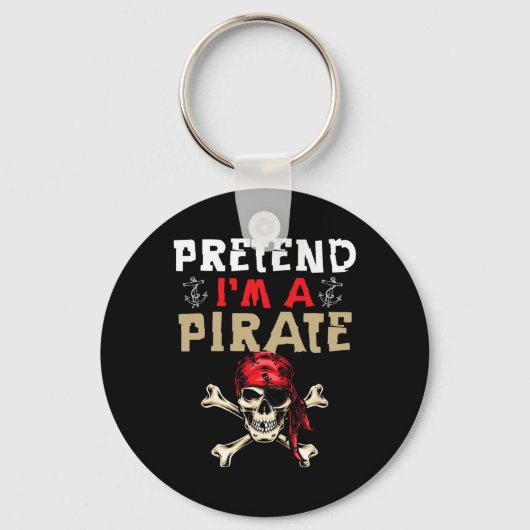Tu so, als wäre ich ein Piratengeschenk - Funny Pi Schlüsselanhänger (Vorderseite)