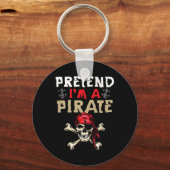 Tu so, als wäre ich ein Piratengeschenk - Funny Pi Schlüsselanhänger (Vorderseite)