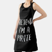 Tu so, als wäre ich ein Piratenkostüm Funny Hallow Schürze (InSitu)