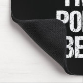 Tu so, als wäre ich ein Polar Bären Kostüm Funny L Mousepad (Ecke)