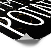 Tu so, als wäre ich ein Potato Funny Lazy Hallowee Poster (Ecke)