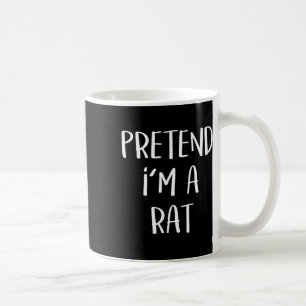 Tu so, als wäre ich ein Rat Kostüm Party Fun Hallo Kaffeetasse