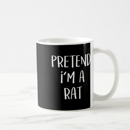 Tu so, als wäre ich ein Rat Kostüm Party Fun Hallo Kaffeetasse (Rechts)