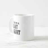 Tu so, als wäre ich ein Riesenjogurt - leichtes Ha Kaffeetasse (Vorderseite Links)