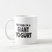 Tu so, als wäre ich ein Riesenjogurt - leichtes Ha Kaffeetasse (Links)