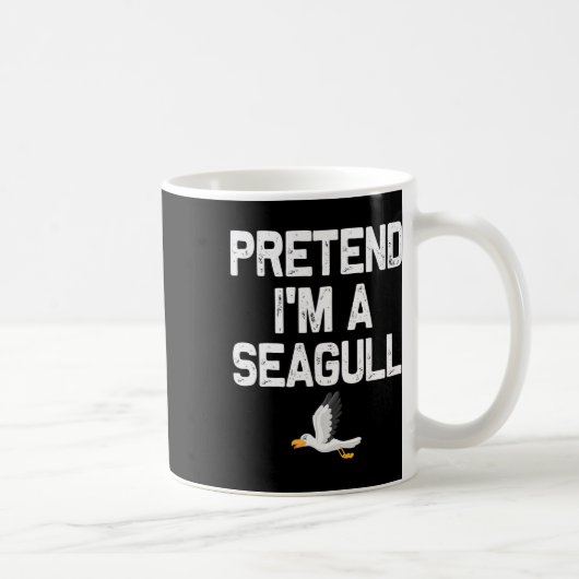 Tu so, als wäre ich ein Seagull-Halloween-Kostüm Kaffeetasse (Rechts)