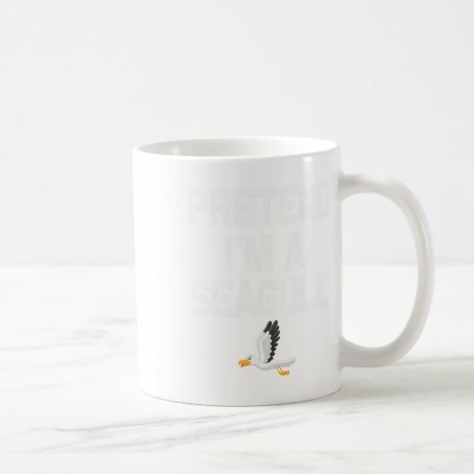 Tu so, als wäre ich ein Seagull-Halloween-Kostüm Kaffeetasse (Rechts)
