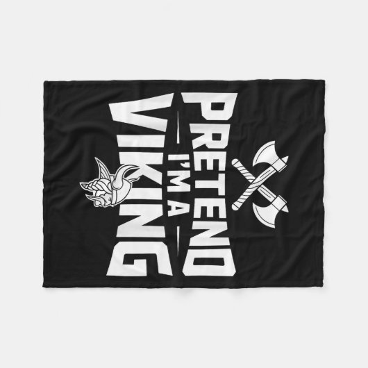 Tu so, als wäre ich ein sehenswertes Halloween-Kos Fleecedecke (Vorderseite (Horizontal))