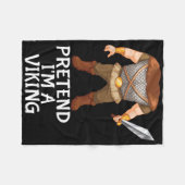 Tu so, als wäre ich ein sehnsüchtiges Halloween-Ko Fleecedecke (Vorderseite (Horizontal))