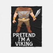 Tu so, als wäre ich ein sehnsüchtiges Halloween-Ko Fleecedecke (Vorderseite)