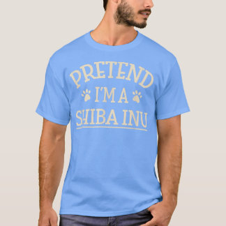 Tu so, als wäre ich ein Shiba Inu Halloween japani T-Shirt