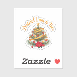 Tu so, als wäre ich ein Shirt der Baumwoll-Funny H Aufkleber