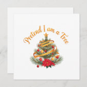 Tu so, als wäre ich ein Shirt der Baumwoll-Funny H Einladung (Vorne/Hinten)