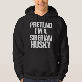 Tu so, als wäre ich ein sibirischer Husky Minimali Hoodie