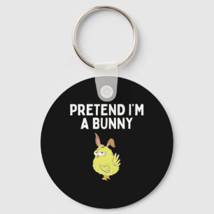 Tu so, als wäre ich ein sonniges Shirt Bunny Costu Schlüsselanhänger