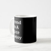 Tu so, als wäre ich ein Space Cowboy Costume Spaß  Kaffeetasse (Vorderseite Links)