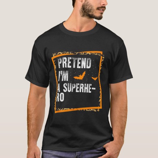Tu so, als wäre ich ein Superheld, ein leicht flüc T-Shirt (Vorderseite)