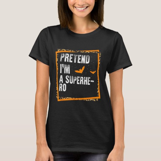 Tu so, als wäre ich ein Superheld, ein leicht flüc T-Shirt (Vorderseite)