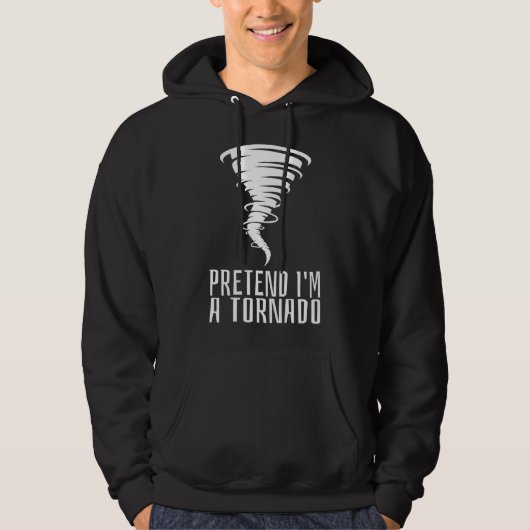 Tu so, als wäre ich ein Tornado - lustiges KostümH Hoodie (Vorderseite)