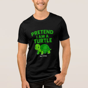 Tu so, als wäre ich ein türkisches Weihnachtskostü Tri-Blend Shirt